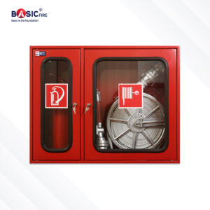 Tủ chứa vòi chữa cháy trong nhà 450x650x200mm