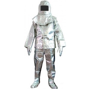 Quần áo chống cháy tráng bạc 500 độ C